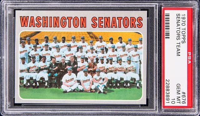 1970 Topps Washington Senators #676 card image