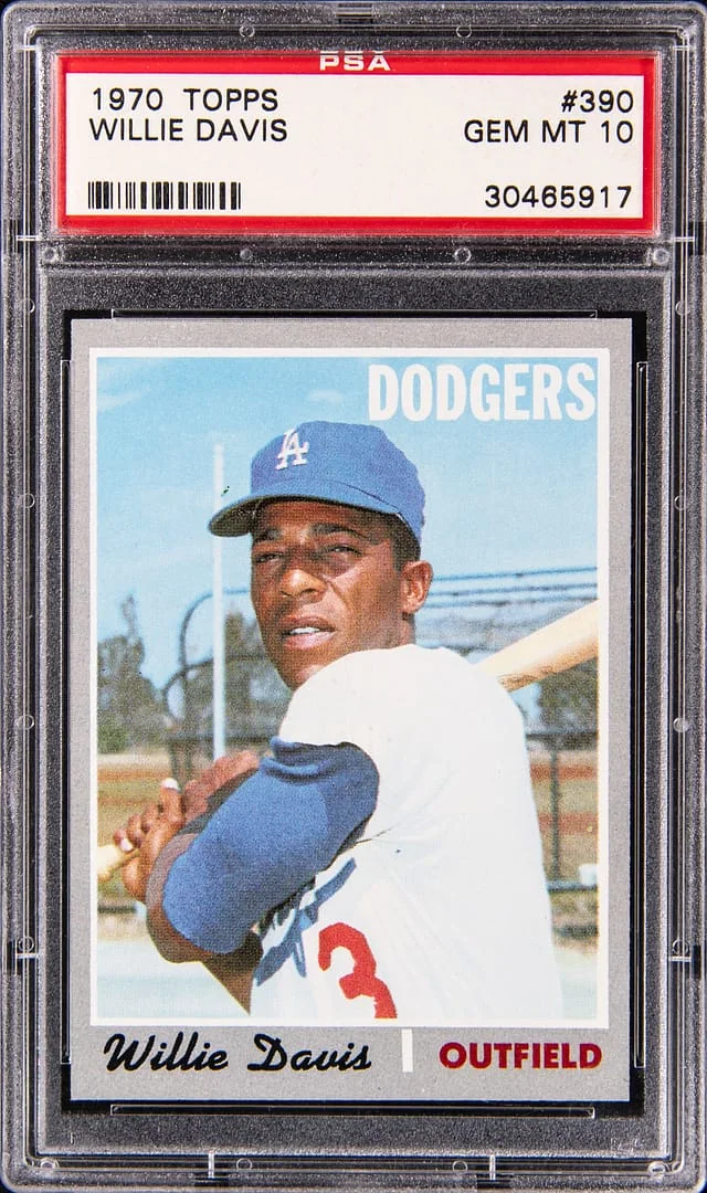 1970 Topps Willie Davis #390 card image