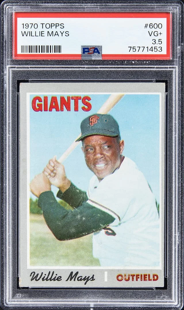 1970 Topps Willie Mays #600 card image