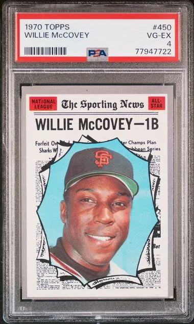 1970 Topps Willie Mccovey #450 card image