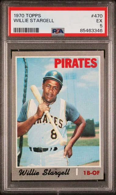 1970 Topps Willie Stargell #470 card image