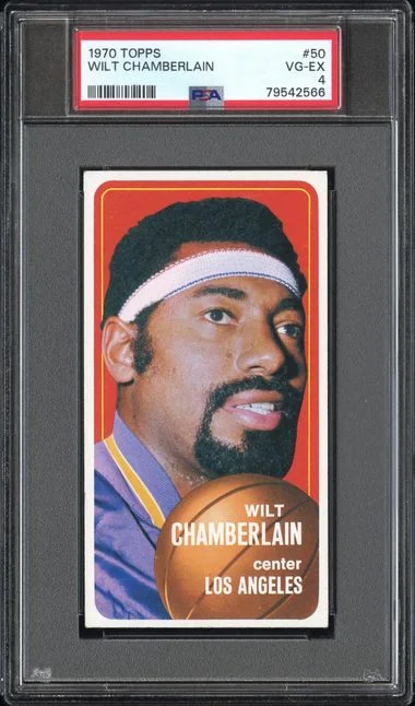 1970 Topps Wilt Chamberlain #50 card image