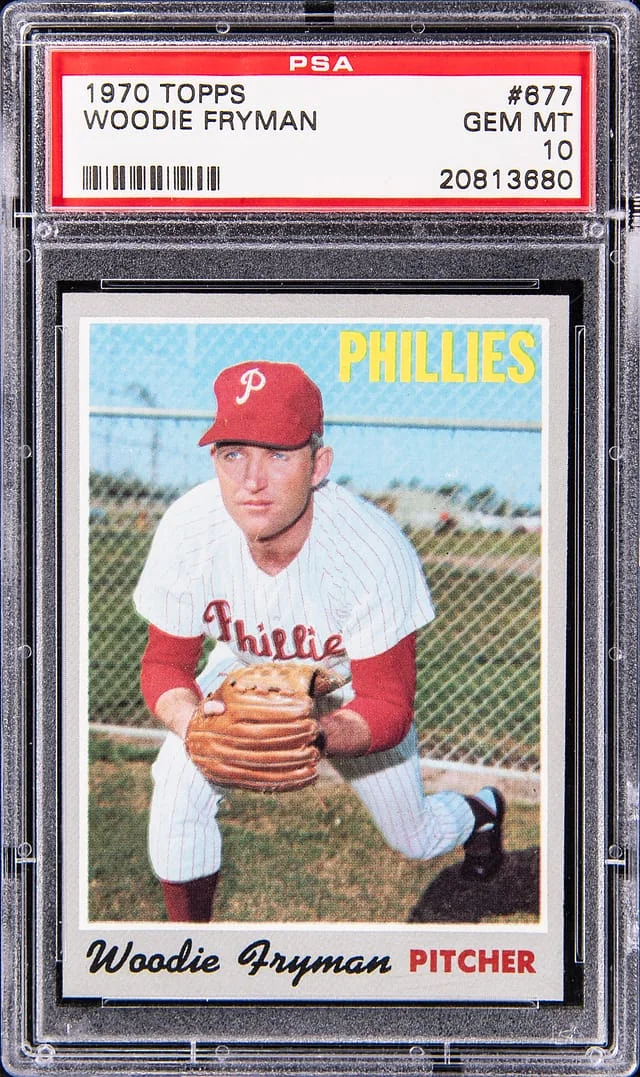 1970 Topps Woodie Fryman #677 card image