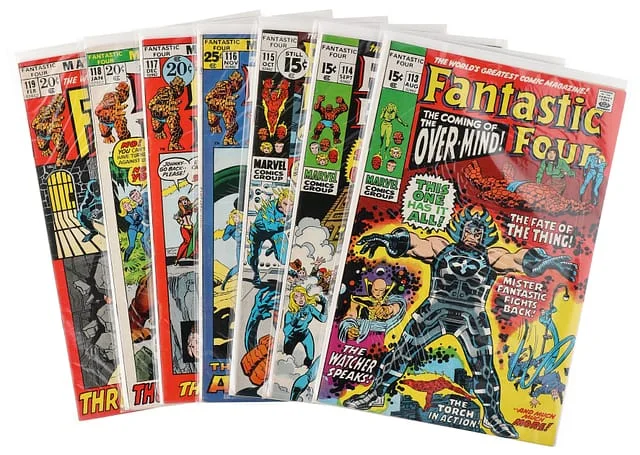 1971-72 Marvel) 7 Books - Raw Appearance of the Overmind in Cameo #1st card image