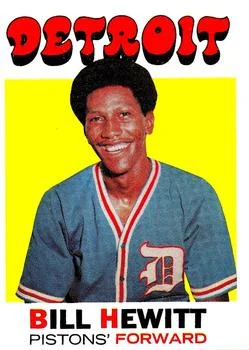 1971-72 Topps Bill Hewitt #23 card image