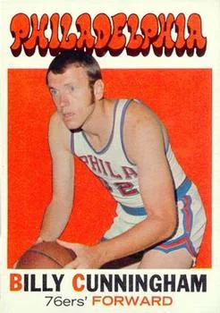 1971-72 Topps Billy Cunningham #79 card image