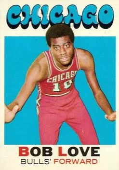 1971-72 Topps Bob Love #45 card image