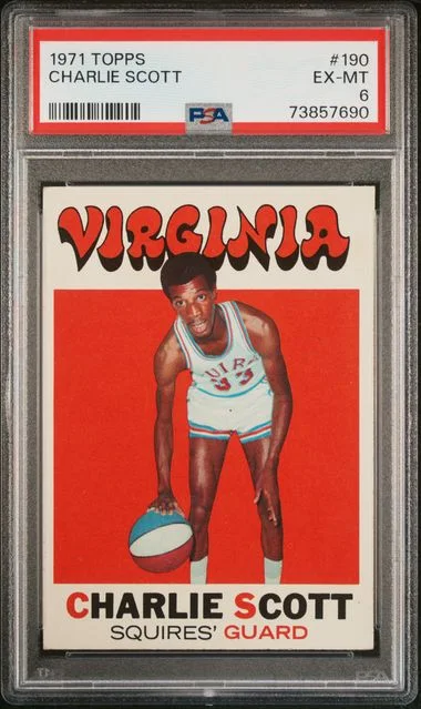 1971-72 Topps Charlie Scott #190 card image