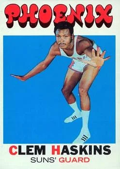 1971-72 Topps Clem Haskins #96 card image
