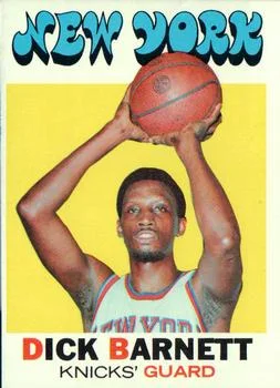 1971-72 Topps Dick Barnett #17 card image