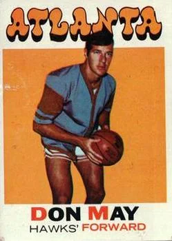 1971-72 Topps Don May #6 card image