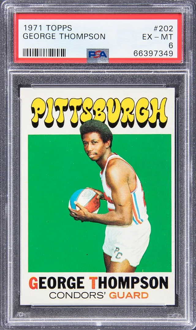 1971-72 Topps George Thompson #202 card image
