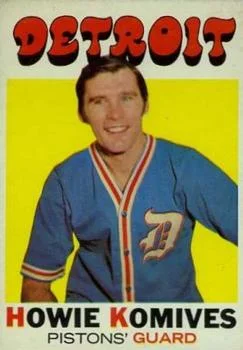 1971-72 Topps Howie Komives #53 card image