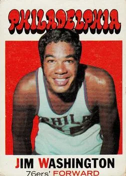 1971-72 Topps Jim Washington #28 card image