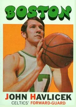 1971-72 Topps John Havlicek #35 card image