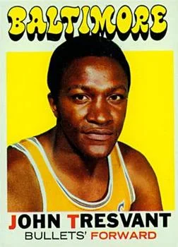 1971-72 Topps John Tresvant #37 card image