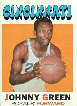 1971-72 Topps Johnny Green #86 card image