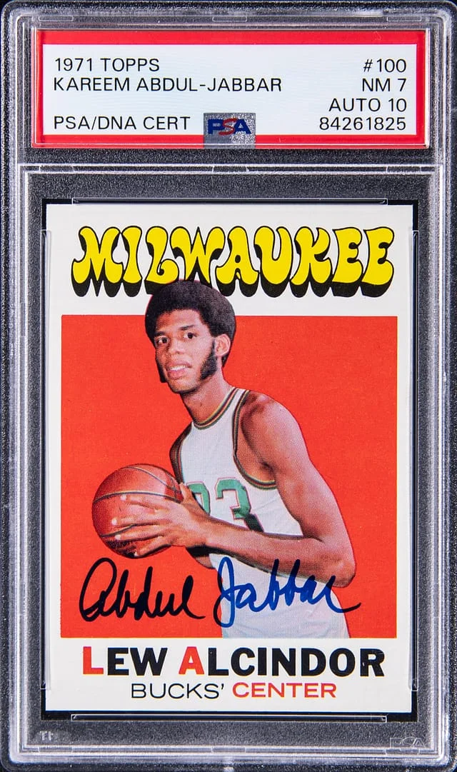 1971-72 Topps Kareem Abdul-Jabbar #100 card image