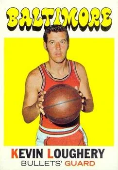 1971-72 Topps Kevin Loughery #7 card image