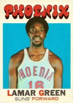 1971-72 Topps Lamar Green #39 card image