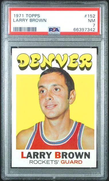 1971-72 Topps Larry Brown #152 card image