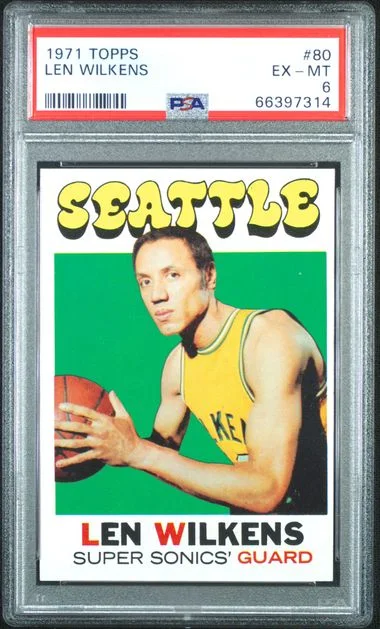 1971-72 Topps Lenny Wilkens #80 card image