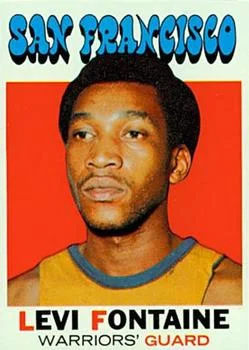 1971-72 Topps Levi Fontaine #92 card image