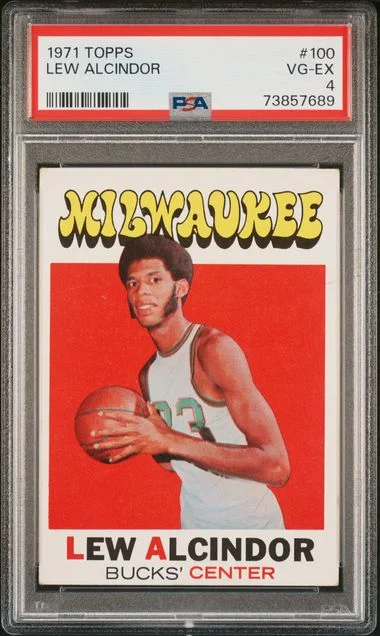 1971-72 Topps Lew Alcindor #100 card image