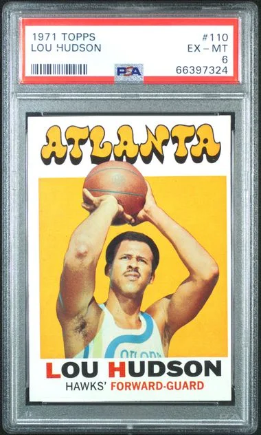 1971-72 Topps Lou Hudson #110 card image