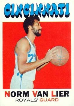 1971-72 Topps Norm Van Lier #19 card image