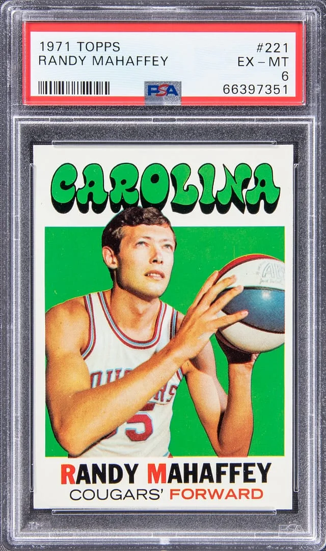1971-72 Topps Randy Mahaffey #221 card image
