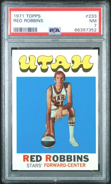 1971-72 Topps Red Robbins #233 card image