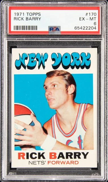 1971-72 Topps Rick Barry #170 card image