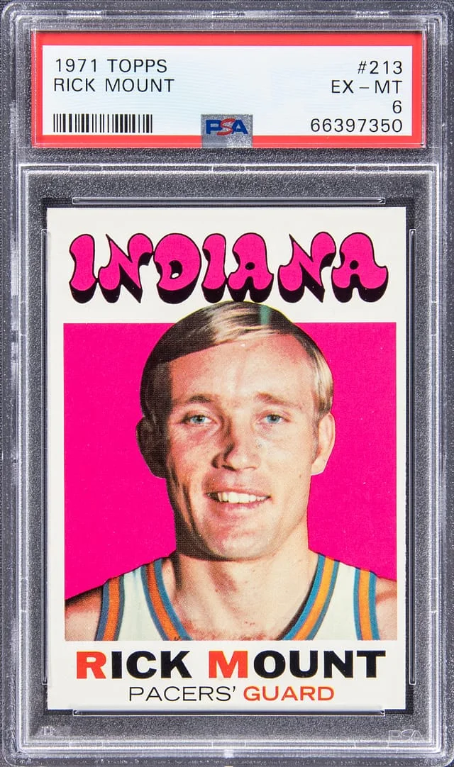 1971-72 Topps Rick Mount #213 card image