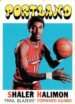 1971-72 Topps Shaler Halimon #89 card image