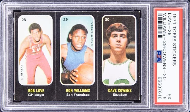 1971-72 Topps Sticker Dave Cowens #no-number card image