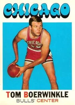 1971-72 Topps Tom Boerwinkle #15 card image