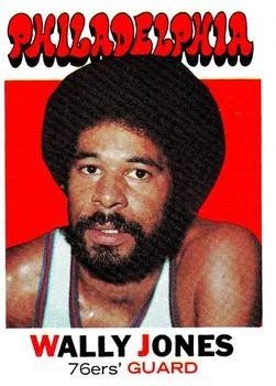 1971-72 Topps Wally Jones #42 card image