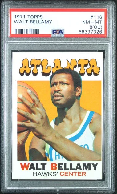 1971-72 Topps Walt Bellamy #116 card image