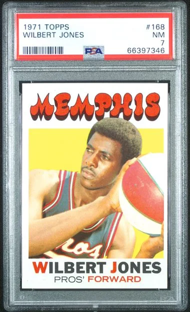 1971-72 Topps Wilbert Jones #168 card image