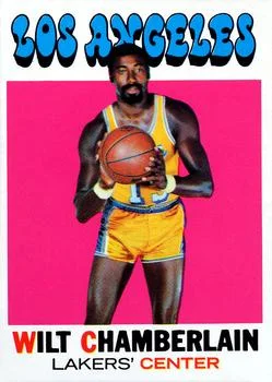 1971-72 Topps Wilt Chamberlain #70 card image
