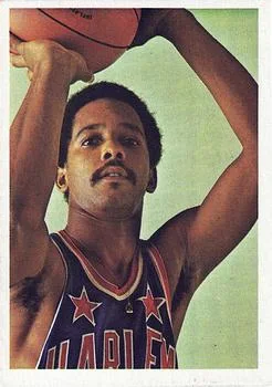 1971 Fleer Harlem Globetrotters Bill Meggett #60 card image