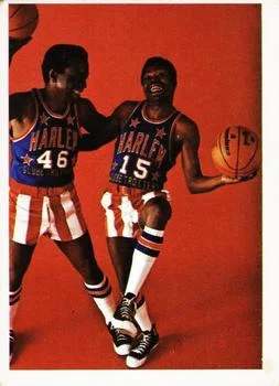 1971 Fleer Harlem Globetrotters Bob Hall #63 card image