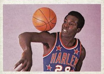 1971 Fleer Harlem Globetrotters Bobby Hunter #75 card image