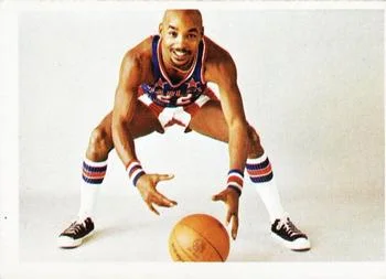 1971 Fleer Harlem Globetrotters Curly Neal #65 card image