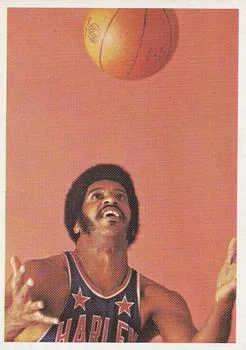 1971 Fleer Harlem Globetrotters Frank Stephens #52 card image
