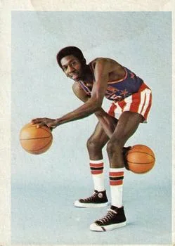 1971 Fleer Harlem Globetrotters Hubert "Geese" Ausbie #21 card image