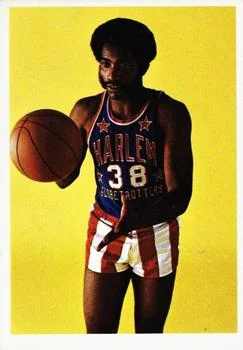 1971 Fleer Harlem Globetrotters Jerry Venable #56 card image