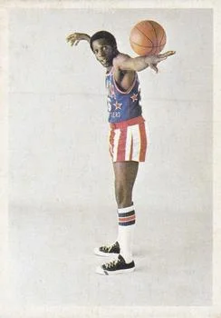 1971 Fleer Harlem Globetrotters Meadowlark Lemon #10 card image