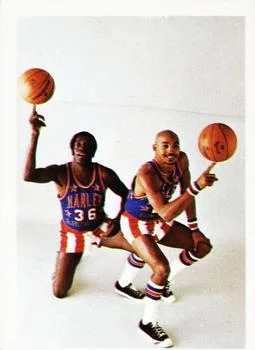 1971 Fleer Harlem Globetrotters Meadowlark Lemon #72 card image